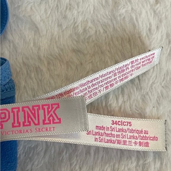 PINK Victoria's Secret Blue Bra - Picture 5 of 5